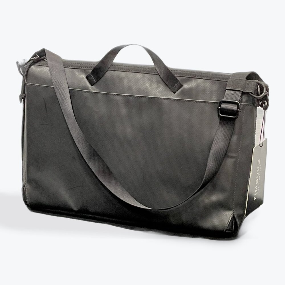 NEW Timbuk2 Jet Black Heist Briefcase Crossbody Backpack - Picture 7 of 9